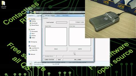 nfc smart card reader writer|nfc writer software windows 10.